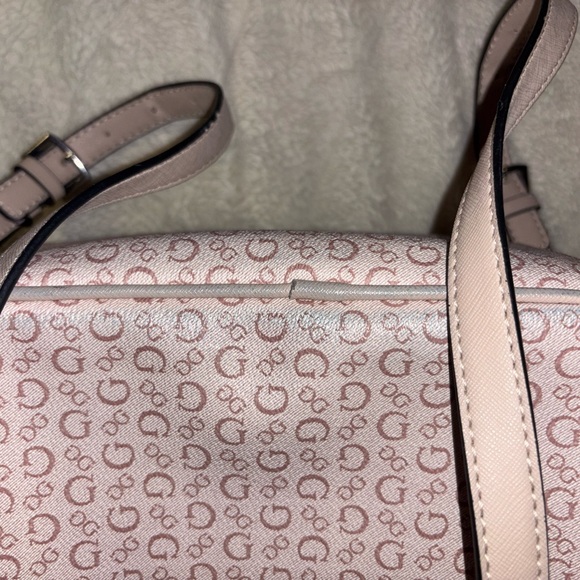 Guess Light Pink Patterned Mini Backpack - Picture 5 of 7